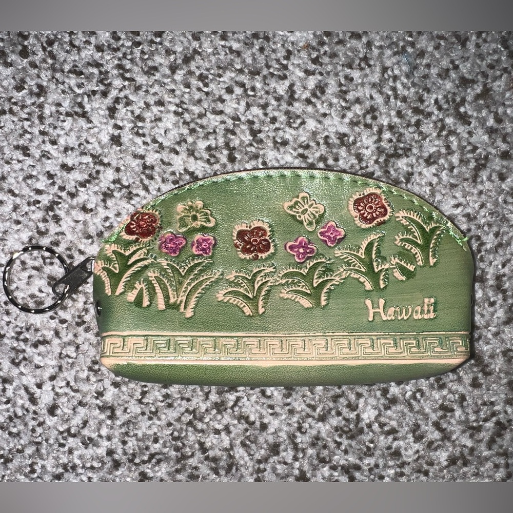 Hawaiian hand-made leather wallet